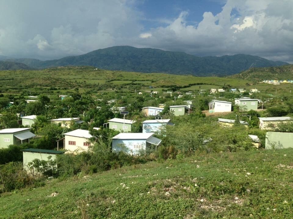 Leveque deaf village built by IDE in Haiti with 160+ houses